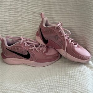 Nike “Sabrina” Pink and Black Athletic Shoes…like new.